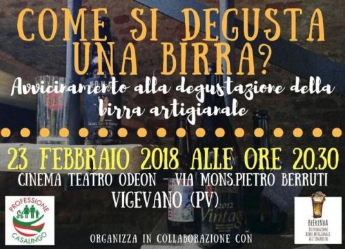 Come Si Degusta Una Birra - Vigevano