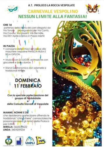 Festa A Vespolate Con Il Carnevale Vespolino - Vespolate