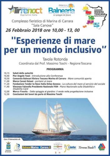 Esperienze Di Mare Per Un Mondo Inclusivo - Carrara