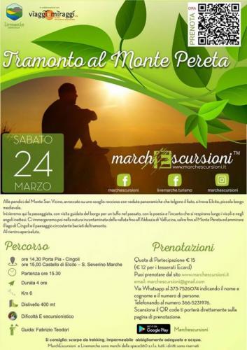 Tramonto Al Monte Pereta - San Severino Marche