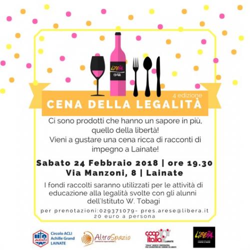 Cena Della Legalità A Lainate - Lainate