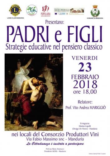 Padri E Figli: Strategie Educative Nel Pensiero Classico - Manduria