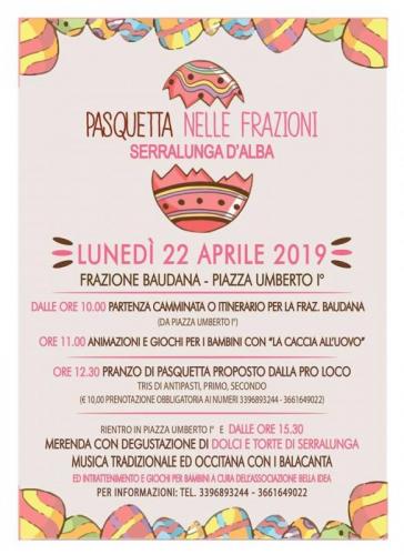 Pasquetta Nelle Frazioni - Serralunga D'alba