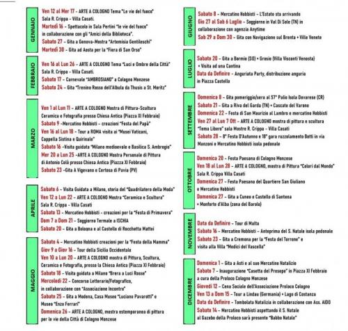 Calendario Degli Eventi A Cologno Monzese - Cologno Monzese