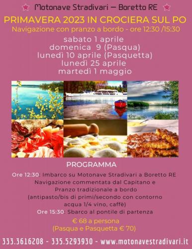 Primavera In Navigazione Sul Po - Boretto