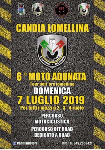 Moto Adunata A Candia Lomellina - Candia Lomellina