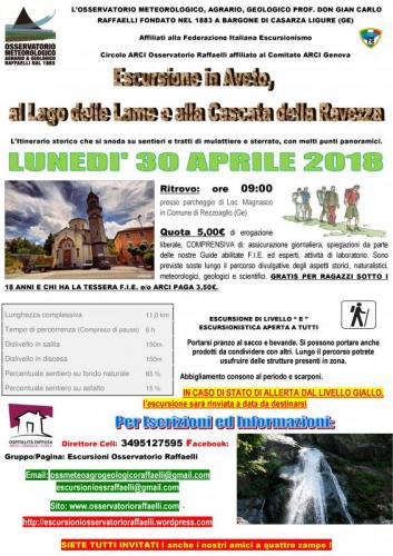 Escursione Alle Lame E Cascata Della Ravezza - Rezzoaglio