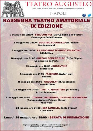 Rassegna Di Teatro Amatoriale Del Teatro Augusteo - Napoli