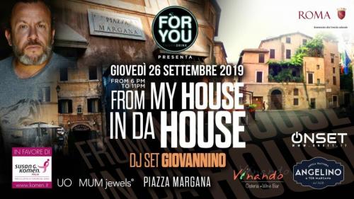 From My House In Da House. Dj Set E Vinile - Roma