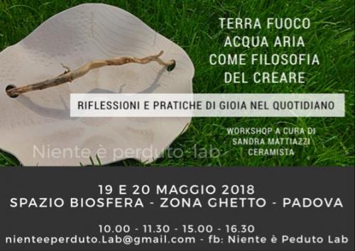 Acqua Terra Fuoco Aria, Come Filosofia Del Creare - Padova