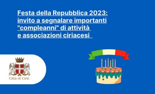 Festa Della Repubblica A Cirié - Ciriè