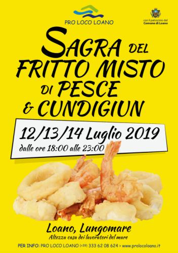 Sagra Del Fritto Misto Di Pesce E Cundigiun Ligure A Loano - Loano