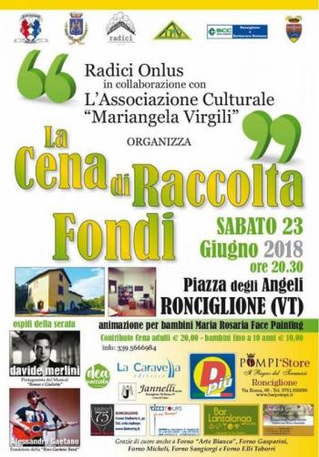 La Cena Di Raccolta Fondi - Ronciglione
