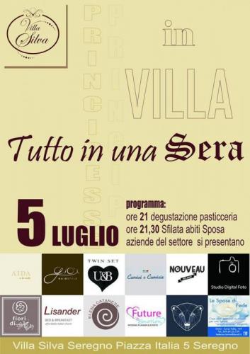 Tutto In Una Sera - Seregno