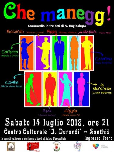 Che Manegg! Spettacolo Della Compagnia Teatrale Sbiriulà - Santhià