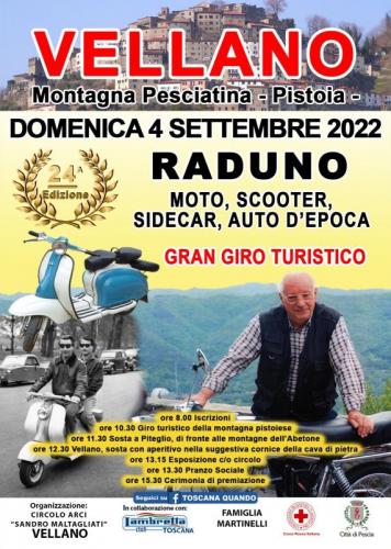 Raduno Delle Moto E Auto D’epoca A Vellano - Pescia