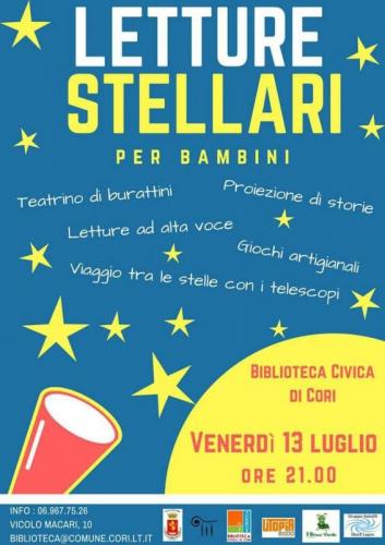 Letture Stellari Per Bambini A Cori - Cori