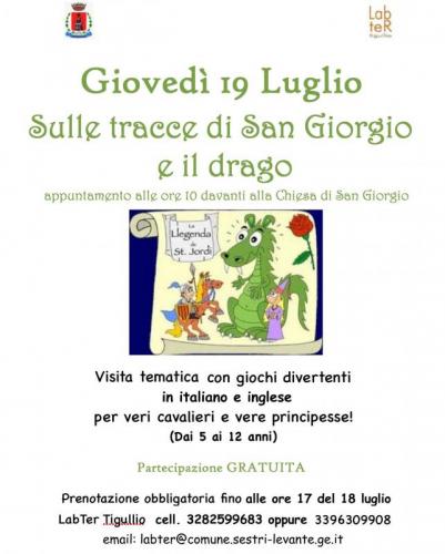 Sulle Tracce Di San Giorgio E Il Drago A Moneglia - Moneglia