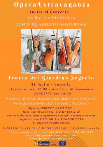 Da Bach A Piazzolla Con Il Quartetto Amsterdam - Vetralla