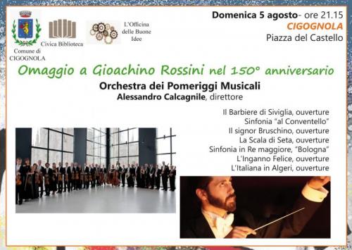 Omaggio A Gioachino Rossini A Cigognola - Cigognola