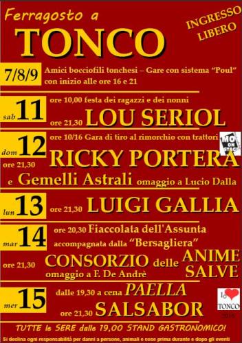 Ferragosto Tonchese A Tonco - Tonco