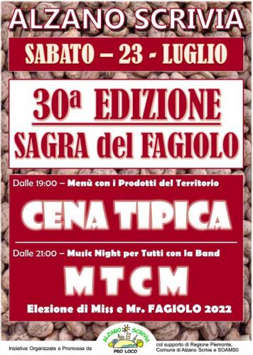 Sagra Del Fagiolo A Alzano Scrivia  - Alzano Scrivia