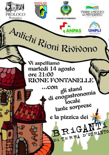 Antichi Rioni Rivivono A Pomarico - Pomarico