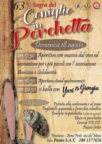 La Sagra Del Coniglio In Porchetta A Frontone - Frontone