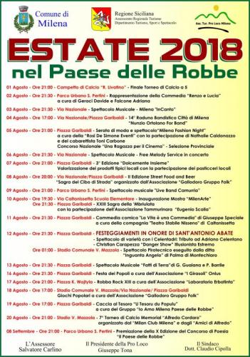 Eventi E Manifestazioni A Milena - Milena