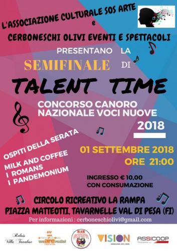 Concorso Canoro Nazionale Talent Time - Barberino Tavarnelle
