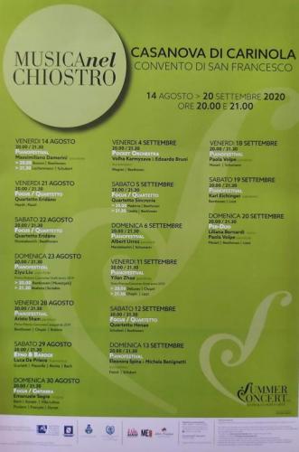 Musica Nel Chiostro A Casanova Di Carinola - Teano