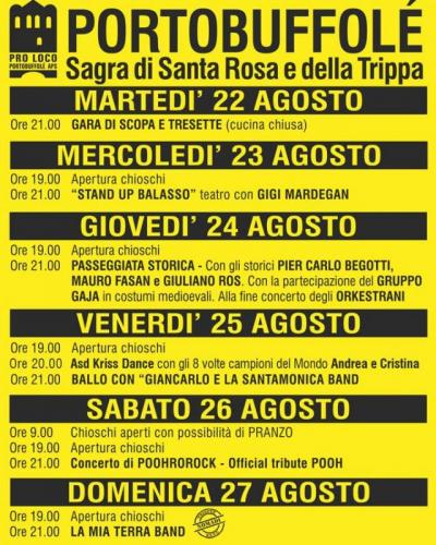 Sagra Di Santa Rosa A Portobuffole - Portobuffolè