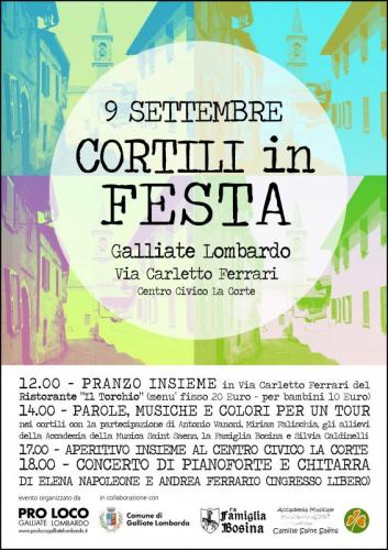 Cortili In Festa A Galliate Lombardo - Galliate Lombardo