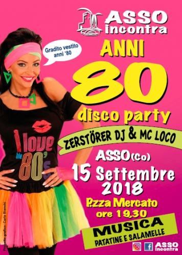 Anni 80 Disco Party A Asso - Asso