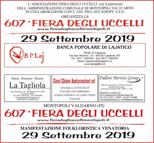 Fiera Degli Uccelli A Montopoli In Val D'arno - Montopoli In Val D'arno