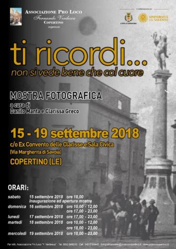 Mostra Fotografica  A  Copertino  - Copertino