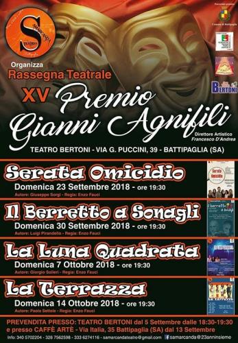 Premio Teatrale Gianni Agnifili A Battipaglia - Battipaglia