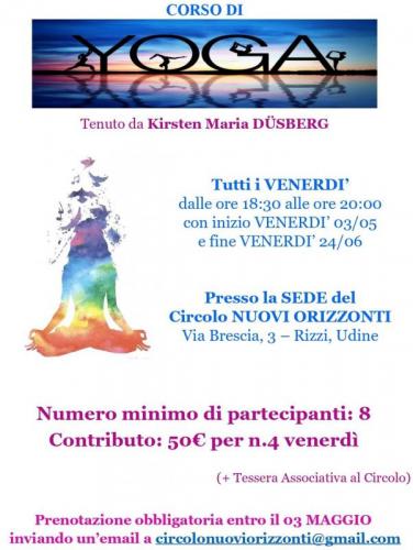 Il Corso Di Yoga A Rizzi - Udine