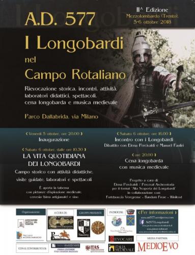 A.d. 577 I Longobardi Nel Campo Rotaliano - Mezzolombardo