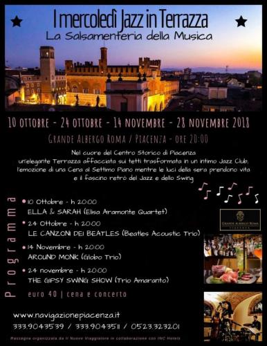 I Mercoledì Jazz In Terrazza A Piacenza - Piacenza