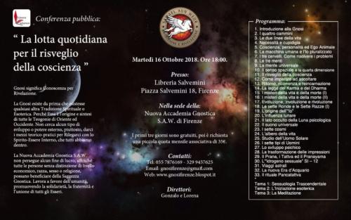 La Lotta Quotidiana Per Il Risveglio Della Coscienza A Firenze - Firenze