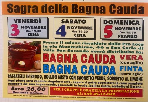 La Sagra Della Bagna Cauda A Villa San Secondo - Villa San Secondo