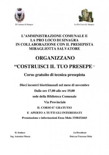 Costruisci Il Tuo Presepe A Sinagra - Sinagra