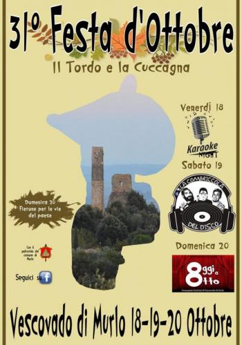 Festa D'ottobre Il Tordo E La Cuccagna A Vescovado - Murlo