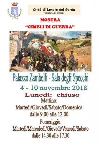 La Mostra Cimeli Di Guerra A Lonato Del Garda - Lonato Del Garda