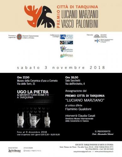 Premio Città Di Tarquinia Luciano Marziano - Tarquinia