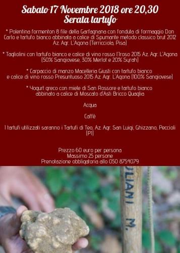 Serata Del Tartufo Bianco A San Giuliano Terme - San Giuliano Terme