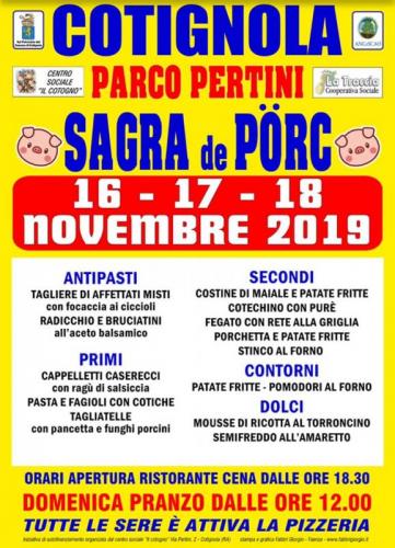 La Sagra De Porc A Cotignola - Cotignola