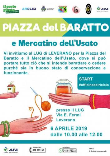 Piazza Del Baratto E Mercatino Dell'usato A Leverano - Leverano