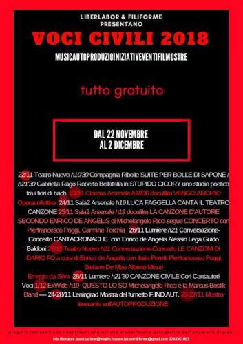 Il Festival Voci Civili A Pisa - Pisa